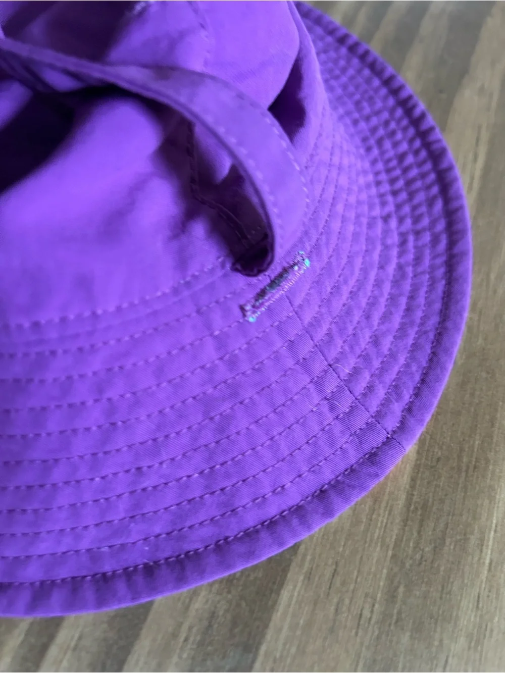 Patagonia Baby Reversible Aqua Bucket Hat with Pink & Orange Floral Print